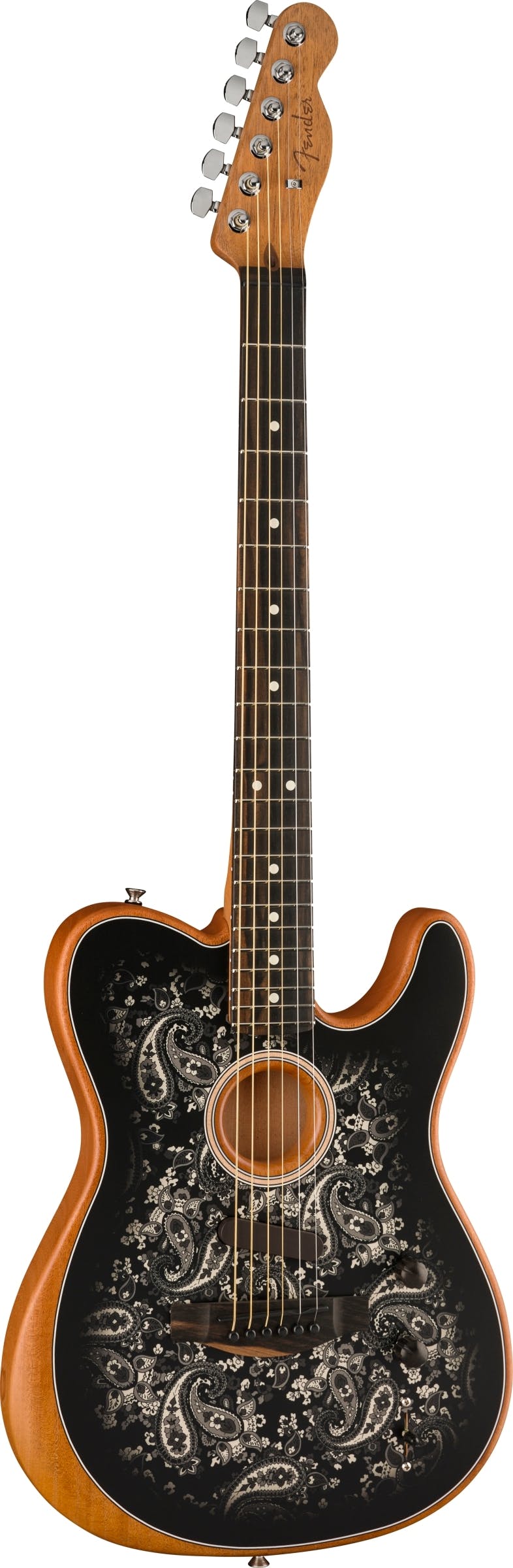 Fender Limited Edition Acoustasonic Tele in Black Paisley 